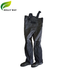 Hot Sell Breathable Hunting Chest Wader with Rubber Boots
